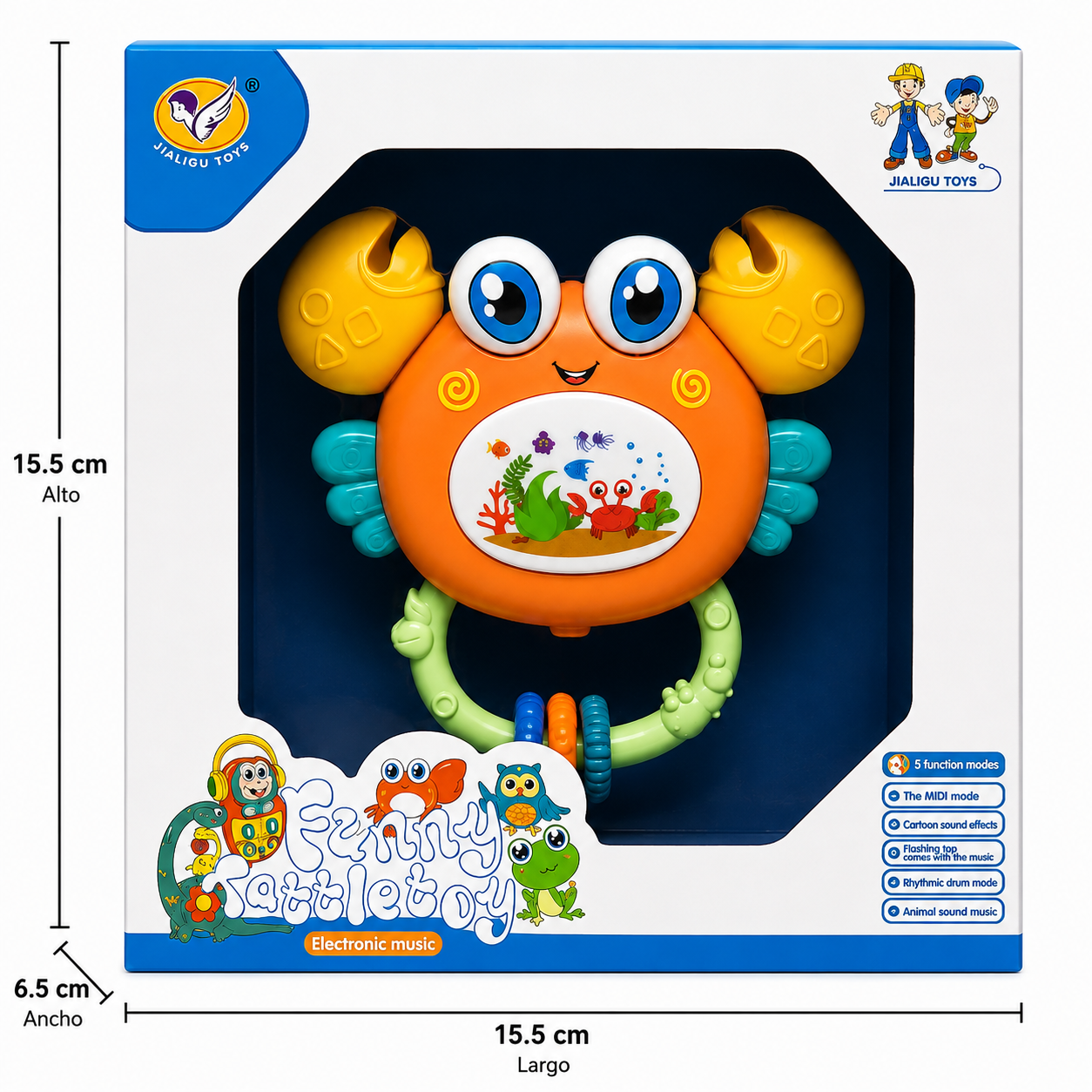 🦀 Cangrejo Electrónico Musical Interactivo - Imagen 3