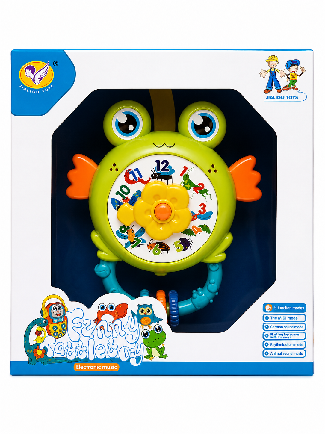 🐸 Reloj Infantil Electrónico Musical Interactivo