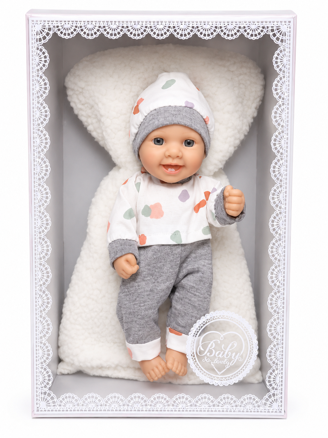 👶 Muñeca Bebé con Ropa y Caja de Regalo