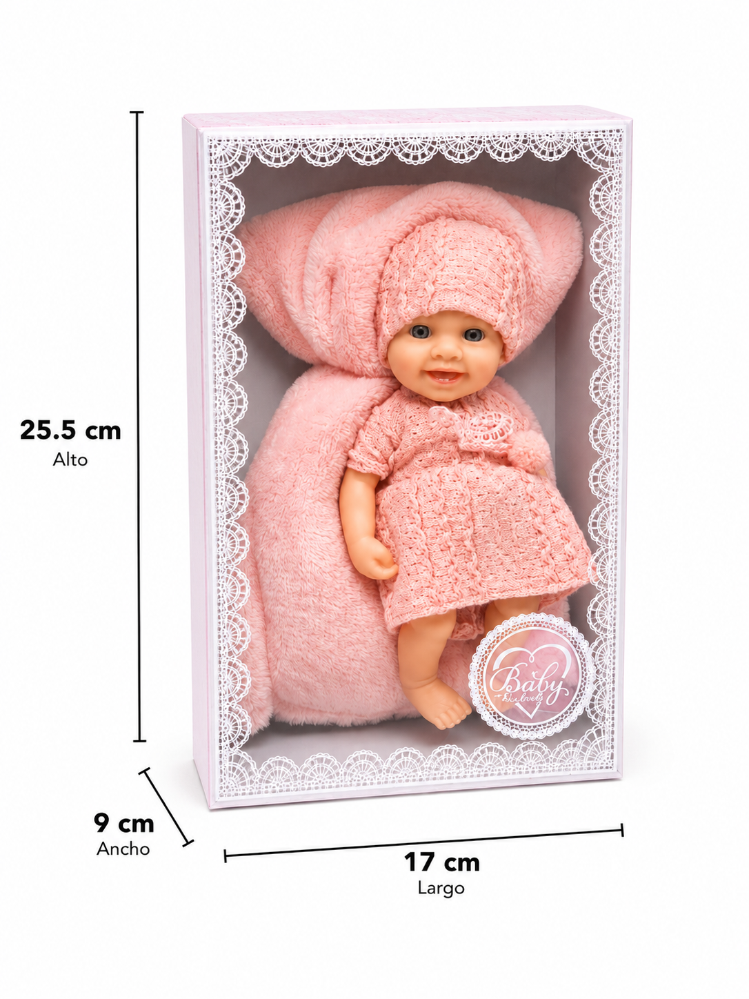 👶 Muñeca Bebé con Ropa y Caja de Regalo - Imagen 2