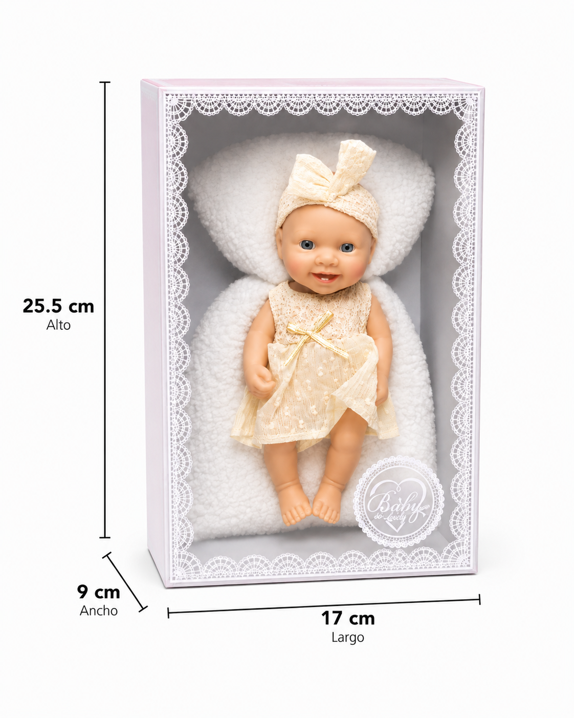 👶 Muñeca Bebé con Ropa y Caja de Regalo - Imagen 2