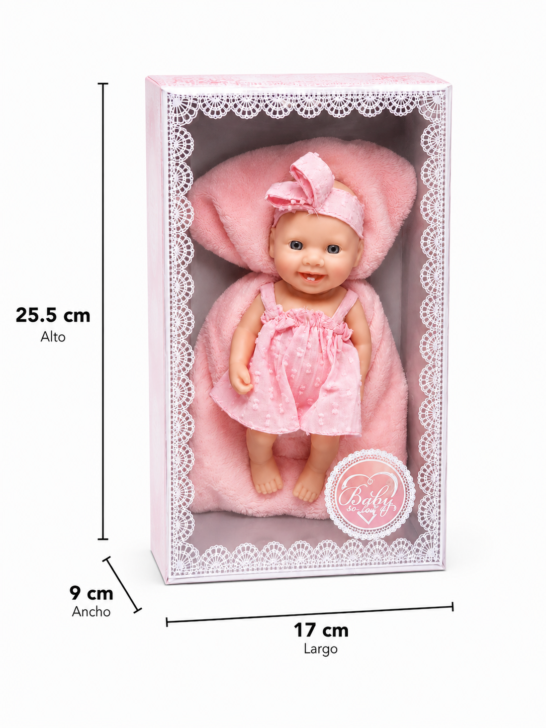 👶 Muñeca Bebé con Ropa y Caja de Regalo - Imagen 2