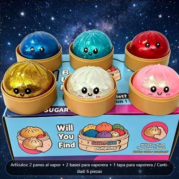 🥟 Squishy Dumpling Sorpresa Antiestrés