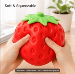 🍓 Squishy Fresa Gigante Antiestrés