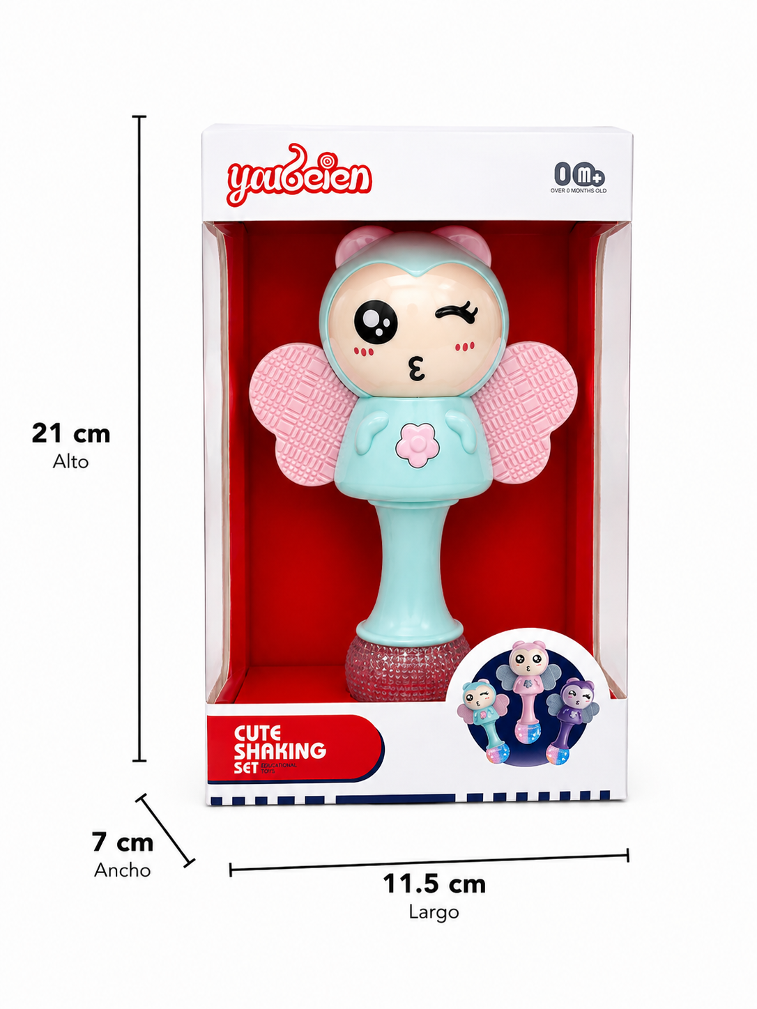 🦋 Sonajero Mariposa Infantil - Imagen 3