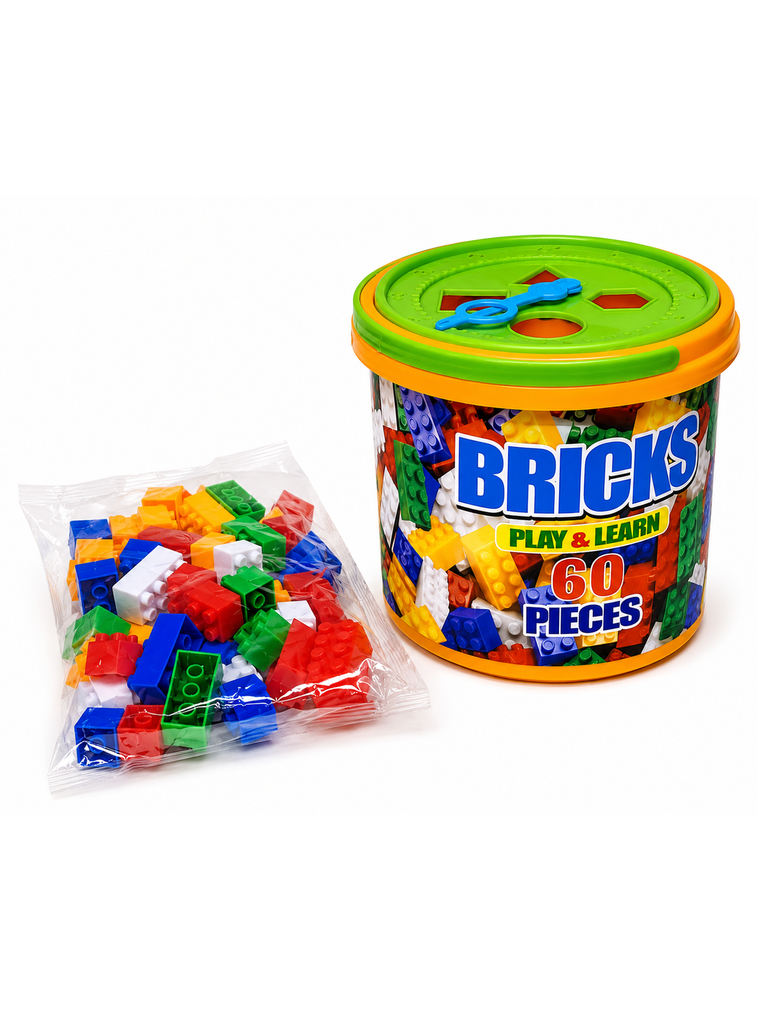 🧱 Set de Bloques de Construcción 60 Piezas - Imagen 2