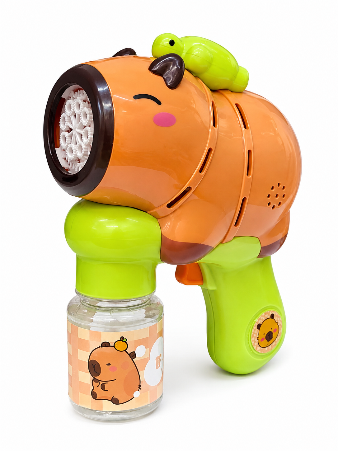 🦫🫧 CapyBara Bubble Gun – Pistola de Burbujas con Luces