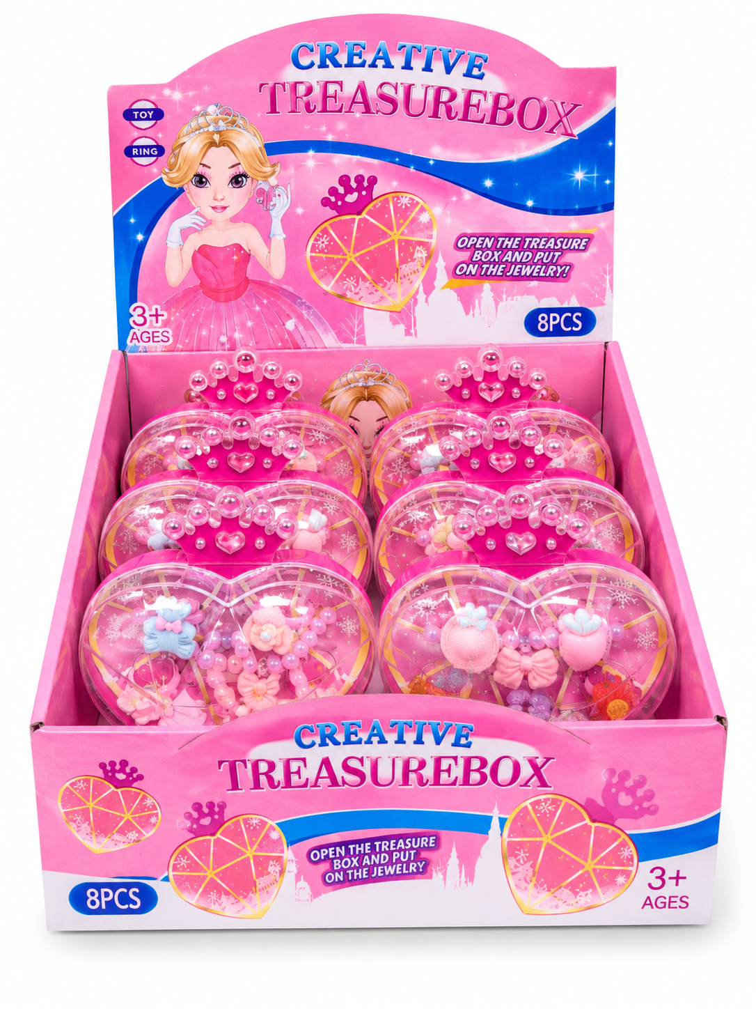 💖👑 Caja de Joyería Infantil Creative Treasure Box - Imagen 2