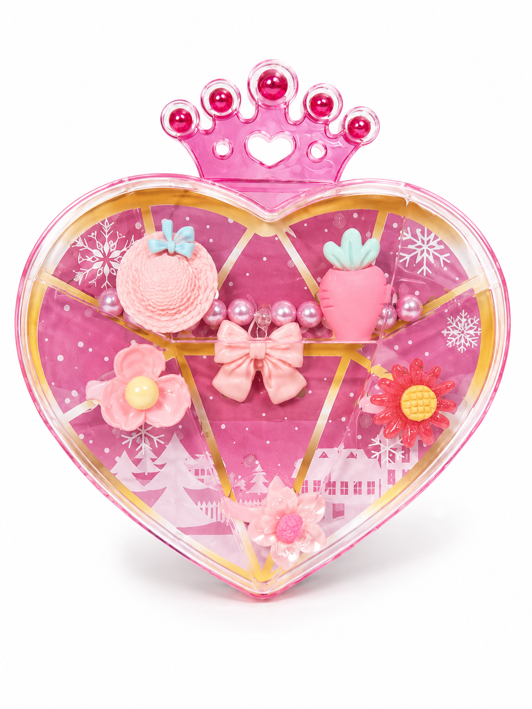 💖👑 Caja de Joyería Infantil Creative Treasure Box