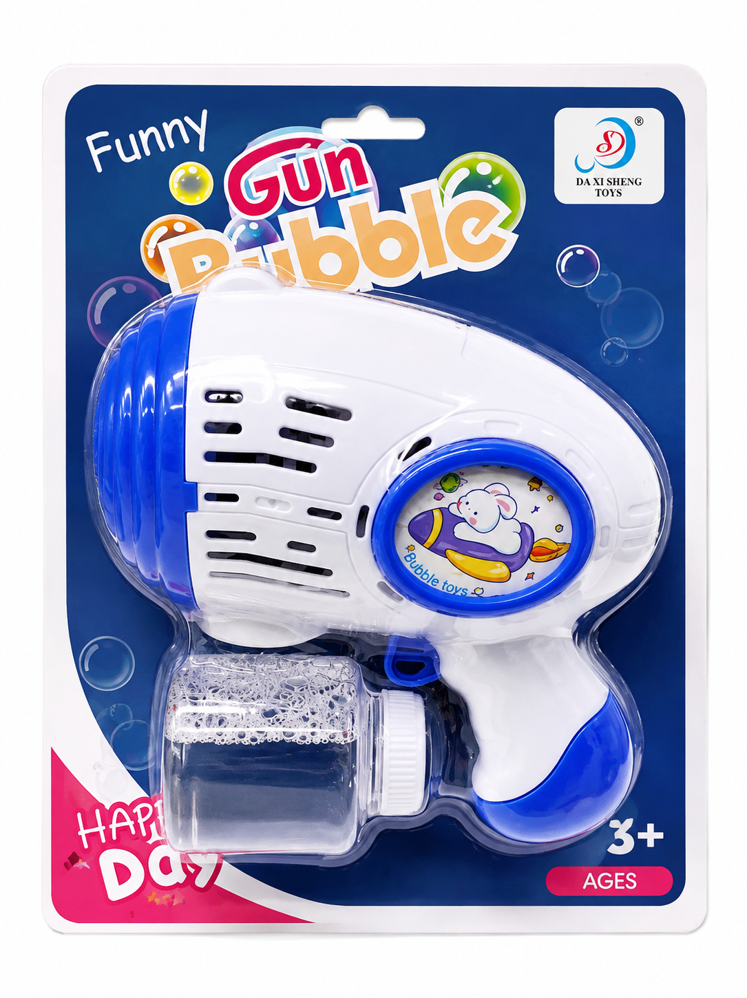Pistola de Burbujas Azul Bubble Gun